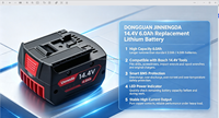 Batterie lithium haute performance 18V 5Ah 18650 pour outils électriques, tronçonneuse électrique, perceuse - Batterie rechargeable sans fil