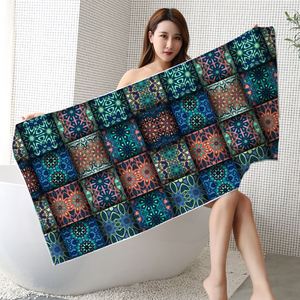 2024 nouveau Design sport 3d imprimé serviettes Rectangle turc 100% coton serviette de plage personnalisée avec Logo - Product Image 4