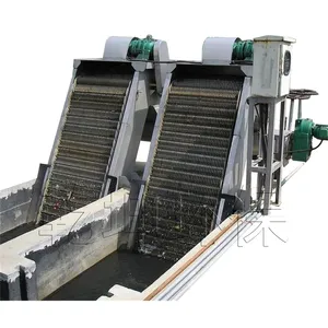 Water Works High Degree Automation Mechanical Bat screen For Sewage