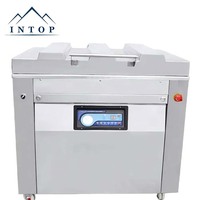 Machine d'emballage sous vide externe pour produits liquides avec purge de gaz