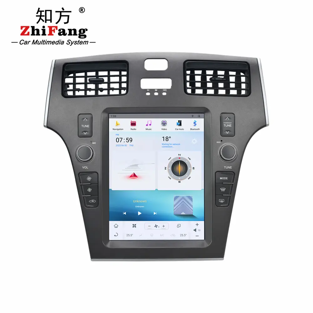 レクサス2002-2005 ES350 ES300 ES330 Carplay 4G LTE GPS Navigatoionカーオーディオ用AndroidカーDVDプレーヤー