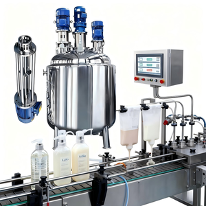 Mezclador Emulsionador de Acero Inoxidable con Camisa de Calentamiento y Enfriamiento para Tanque de Mezcla y Procesamiento de Salsas Alimentarias - Product Image 1