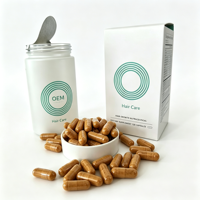 Complément Équilibrant pour la Croissance Capillaire et la Couverture du Cuir Chevelu pour Femmes, 120g Capsules, Dose 2, OEM