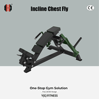 Appareil de musculation incliné pour pectoraux, à charge par plaques en acier, avec support indépendant pour les bras, coussinets de soutien inclinés et siège réglable, pour salle de sport commerciale