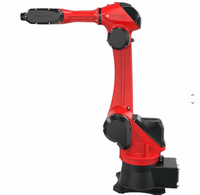 Bras de robot de palettisation industriel à 6 axes BRTIRUS1510A avec moteur PLC, charge utile de 10 kg, portée de 1500 mm, indice de protection IP54 pour la manutention en entrepôt