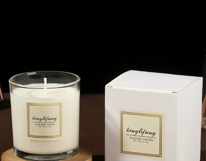 Bougie en verre Rose : Cire végétale, parfum bio, combustion propre pour une ambiance romantique à la maison. Cadeaux de luxe pour les autres. - Product Image 4