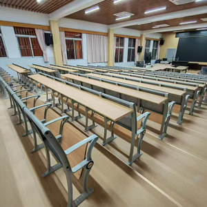 Le fabricant produit des coussins de siège de marchepied en alliage d'aluminium à dos d'acier sièges de salle de classe universitaire bureaux et chaises connectés - Product Image 6