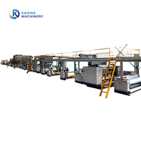 Ligne de production de carton ondulé automatique à grande vitesse 3 5 7 plis usine de production de cartes de papier