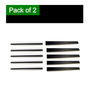 2 pares de conectores macho y hembra de 40 pines y 2,54 mm para prototipos electrónicos de Arduino, proyectos de bricolaje con Raspberry Pi y módulos de breadboard. - Product Image 3