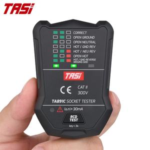 Testeur de tension TASI TA891C 175V~250V avec indicateur, testeur RCD GFCI, prise EU/US/UK, testeur de prise européenne - Product Image 4