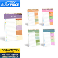 Carnet de planification simple à couverture rigide magnétique en PP, agenda quotidien à spirale pour bureau, école, étudiant, papeterie personnalisée A5