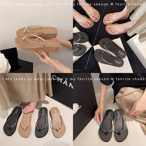 Sandalias de Playa Estilo Academia 2026 para <span class=keywords><strong>Mujer</strong></span>, Moda de Verano, Antideslizantes, con Suela Gruesa y Plataforma - Product Image 4