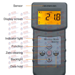 Wandoppervlak Vochtmeter Digitale Vochtanalysator Voor Vloerbeton Gipsplaat Marmer - Product Image 5