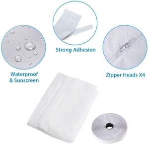 Joint de fenêtre de climatiseur portable de 400cm, <span class=keywords><strong>kit</strong></span> de fenêtre universel pour climatiseur <span class=keywords><strong>mobile</strong></span> 600cm avec porte de taille 90x210cm - Product Image 3