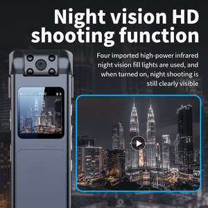 กล้องขนาดเล็ก 1080P เลนส์หมุนได้ 180 องศา พร้อมอินฟราเรดมองเห็นในเวลากลางคืน เครื่องบันทึกเสียงดิจิตอลแบบปากกา - Product Image 4
