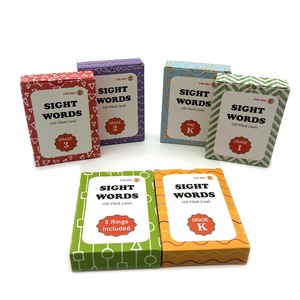 220 Carte Flash con Parole di Alta Frequenza (Dolch) per l'Educazione Precoce all'Inglese, Modello 220SW, Confezione in Scatola Colorata - Product Image 6