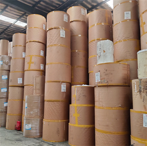 Rollo de Papel <span class=keywords><strong>Kraft</strong></span> de Pulpa de Madera Pura para Impresión y Embalaje, Cartulina <span class=keywords><strong>Kraft</strong></span> Amarilla Brillante por una Cara - Product Image 4