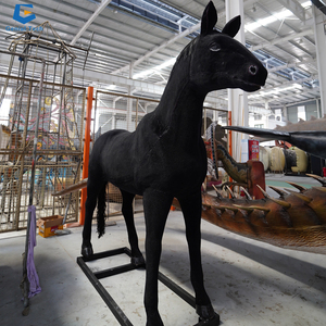CCAA74 parque temático robótico Tamaño Real Animal animatronic modelo de caballo en movimiento para la venta - Product Image 5