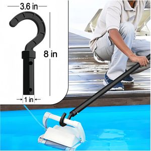 Gancho de piscina de ABS para todos los limpiadores robóticos para postes telescópicos Herramienta y accesorio esencial para piscina - Product Image 3