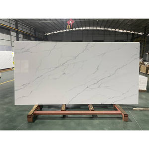 Losa de Cuarzo Artificial Calacatta Valentin 5094 de Goldtop ODM/OEM, Diseño Personalizado para Isla de Cocina Moderna, Cubierta de Mesa de Hotel - Product Image 1