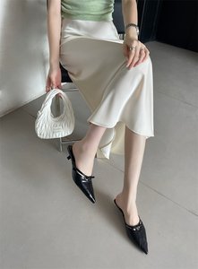 <span class=keywords><strong>Scarpe</strong></span> DEleventh 2024 Nuovo Design Ciabatte Sandali <span class=keywords><strong>da</strong></span> Donna con Tacco Basso Mezze Calze per Feste e Matrimoni - Product Image 5
