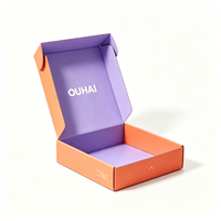 Boîte d'expédition en carton ondulé personnalisée en gros avec logo imprimé, boîtes d'expédition pour la promotion alimentaire, les cadeaux et l'emballage papier