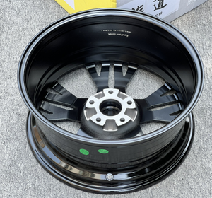 Nouvelles jantes de voiture en alliage d'aluminium à cinq branches classiques de luxe de 17 pouces 5x1143 noires pour Accord/Inspire/Odyssey/Elysion, prêtes à être expédiées - Product Image 4