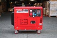 Générateur diesel silencieux 5KW à démarrage à distance, à châssis ouvert, portable, à faible bruit, insonorisé, vente en gros directe d'usine