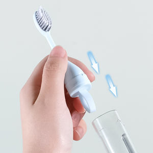 Dentifrice et brosse à dents rechargeables originaux et innovants, brosse à dents et dentifrice pliables portables pour <span class=keywords><strong>les</strong></span> voyages - Product Image 5