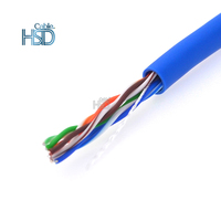 Factory OEM 1000M UTP Cat5e Cable de red Ethernet 4 pares 305m Meter Multi-Strand Pull Box Mejor precio Cat Cables de comunicación