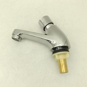 Nhà Máy Bán Buôn Duy Nhất Lỗ Brass Lưu Vực Vòi Nước Tự Động Lạnh Chậm Trễ Chuyển Đổi Gốm Van Lõi Rửa Lưu Vực Chậm Trễ Đóng Cửa Vòi Nước - Product Image 5