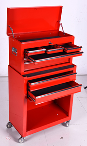 Carrito de Herramientas de 8 Cajones con Ruedas, Gabinete de Acero Resistente con Cerradura, Carro Utilitario Multifuncional de Luxmars - Product Image 6