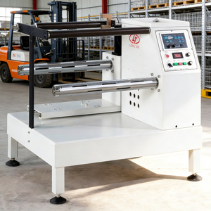 Machine <span class=keywords><strong>de</strong></span> laminage à rebobinage automatique haute précision avec correction des bords, compteur métrique, format <span class=keywords><strong>de</strong></span> papier max. 400 mm, marque Lingtie - Product Image 1