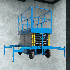 Mobile Scissor Lift Platform Hydraulic Aerial <b>Work</b> <b>Table</b> Electric Elevating Man Lift Portable Personnel Lift Workshop Crane - Product Image 3