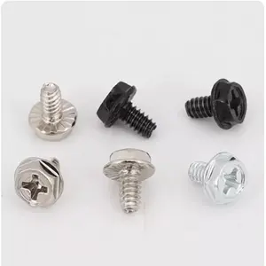 The Best Quality 6-32 Hex Cross Head Pan Head Screw M3.5 computer case screws with cushion tooth