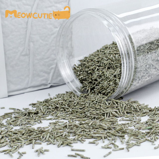 Factory ODM/OEM Natural Non-Toxic 2.0mm Green Tea Biodegradable Cat Litter Sand Corn Flushable Cat Litter
