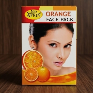 Masque facial en poudre Afrin aux écorces d'orange naturelles pour éclaircir la peau, vitamine C, élimination des taches brunes, masque anti-bronzage pour femmes - Product Image 4