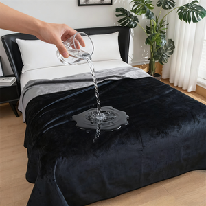 ผ้าห่มกำมะหยี่ 3 ชั้น แบบกลับด้านได้ ซักได้ กันน้ำ กันรั่วซึม สำหรับเตียง โซฟา - Product Image 2