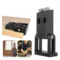 Kit de 8 gabarits de perçage oblique pour le travail du bois, guide de perçage à angle de 15 degrés, perforateur de trous, outils de menuiserie DIY 6/8/10mm, en boîte