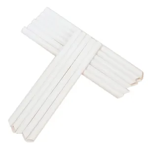 Factory Price Eco Compostable Biodegradable 6mm 12mm White PLA Straw For Coffee Milk Cocktail Drinking