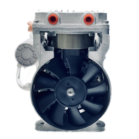 Compresseur d'air silencieux sans huile mini 85L 390W, tête de compresseur d'oxygène portable à double cylindre