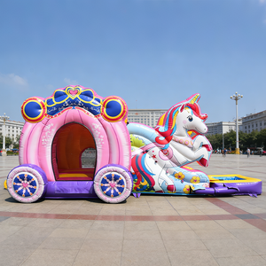 Castillo Inflable Comercial de Spider-Man con Tobogán para Niños, Material de PVC, Garantía de 2 Años, Características de Seguridad y Diseño Colorido - Product Image 1