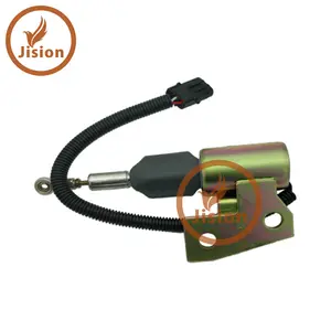 JISION suku cadang ekskavator SA-4941-12 12V katup Solenoid pemutus bahan bakar 3991167 3991168