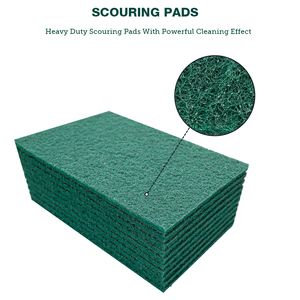 Bán buôn polyester màu xanh lá cây nhà bếp bọt biển cọ rửa miếng đệm cọ rửa làm sạch Scrubber cho hộ gia đình sử dụng thương mại no.8903 - Product Image 5