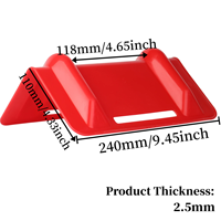 Protecteur d'angle en plastique robuste en forme de V, protection antidérapante des bords, protège les palettes et les marchandises sur plateau lorsqu'elles sont attachées avec des sangles.