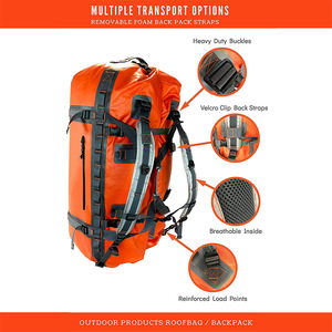 Extra Large Waterproof Duffel <strong>Bag</strong> 1680D Heavy Duty Duffle <strong>Bag</strong> Waterproof Gear <strong>Bag</strong> for Car Camping Boating - Product Image 4