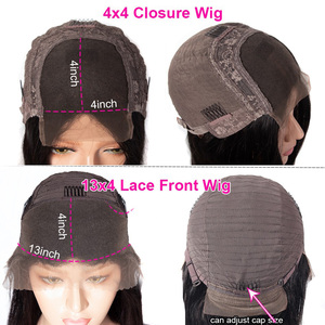 Perruques Courtes Ondulées Bob <span class=keywords><strong>Cheveux</strong></span> Humains Sans Colle Brésiliennes HD Lace Frontal Complètes pour Femmes Noires - Product Image 6