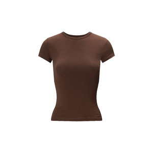 <span class=keywords><strong>Camiseta</strong></span> Deportiva Casual Estilo Americano, Manga Corta, Corte Ajustado, Color Sólido, Cuello Redondo, Elástica y Cómoda para el Verano - Product Image 1