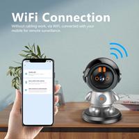 Caméra de surveillance pour bébé A5 Robot, caméra de sécurité domestique WiFi 3MP CMOS, caméscope de surveillance pour bébé P2P, Icam365
