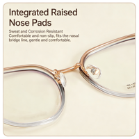 Montures de lunettes rétro TR M6167 en titane superélastique, anti-déformation, haut de gamme, vintage, décontractées, tendance, avec monture dorée